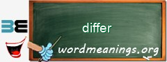 WordMeaning blackboard for differ